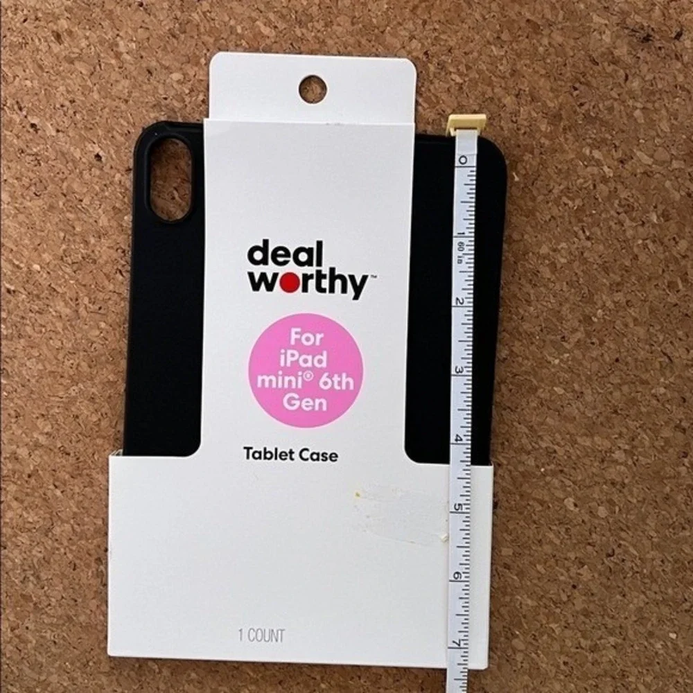 Dealworthy Tablet Case iPad‎ mini 6th Gen Black NEW Slim Matte Cover F419060